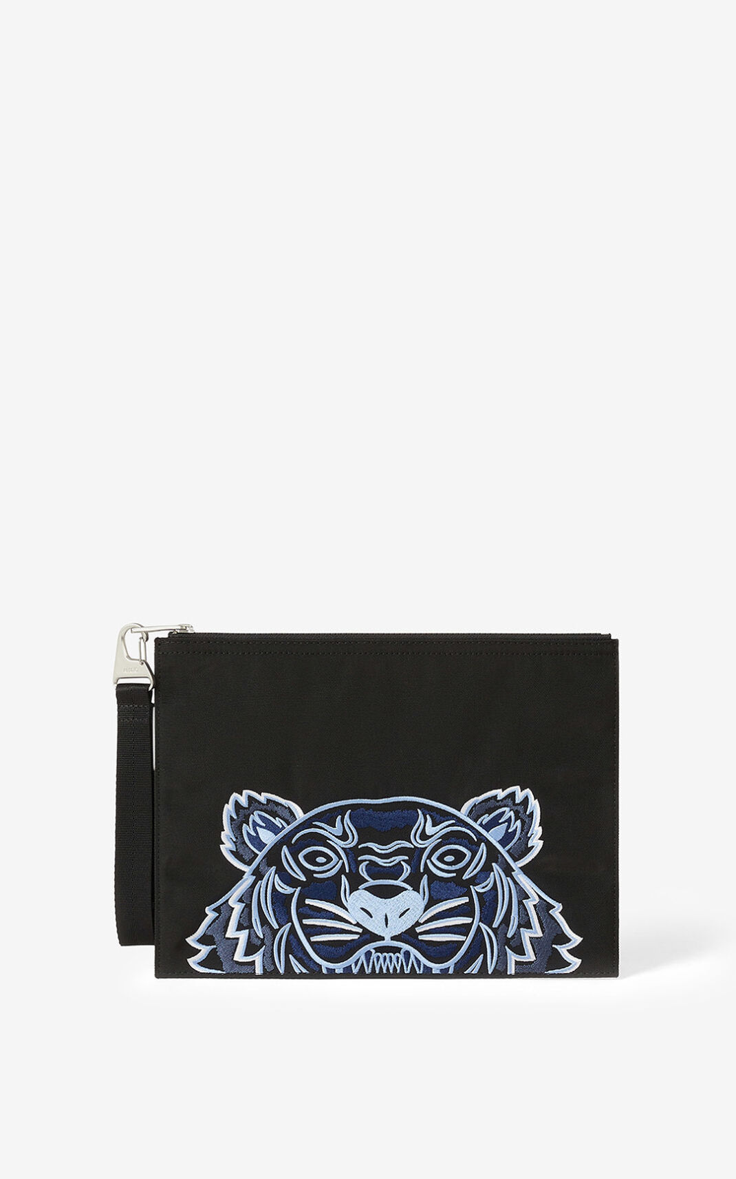 Kenzo Large canvas Kampus Tiger Clutch Torbe Muške - Crne - Hrvatska HZNJAR824